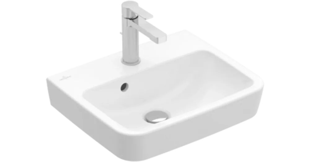 Villeroy & Boch O.Novo 50 x 37 cm-es kézmosó 1 csaplyukkal CeramicPlus felülettel - 434450R1 Vedd meg most
