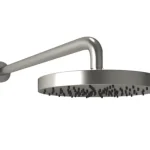 Biztonságos fizetés Bugnatese KOBUK Kerek zuhanyfej 20 cm átmérővel, 40 cm-es zuhanykarral szálcsiszolt nikkel szín 93848NS