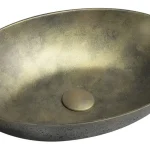 Vedd meg most Sapho FORMIGO beton mosdó, 60x14,5x40,5cm, arany (FG121)