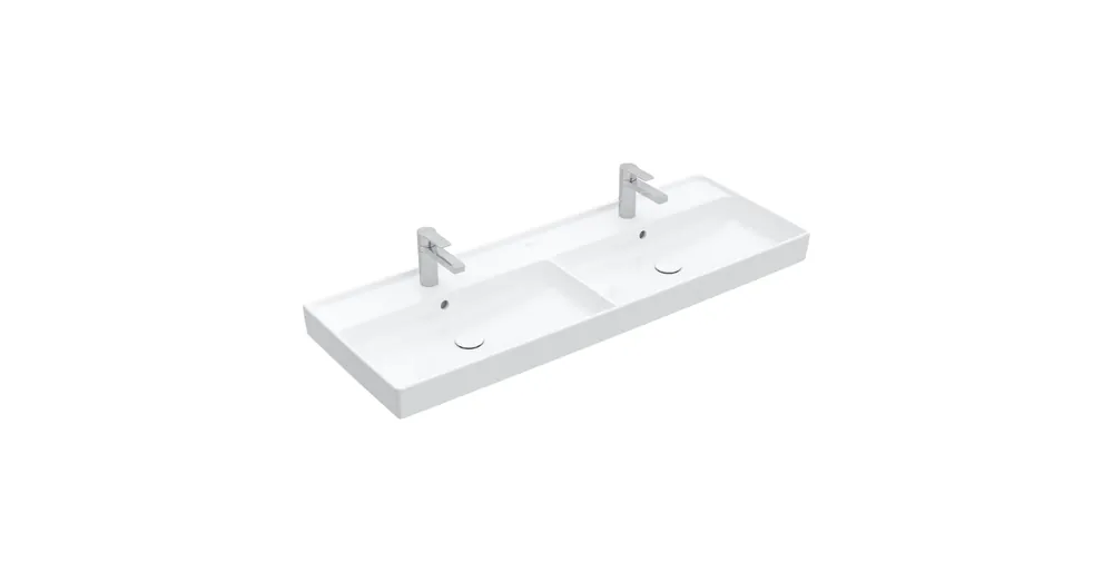 Villeroy & Boch Collaro Beépíthető duplamosdó Stone White CeramicPlus felülettel 4A34D4RW Vásárlói kedvenc