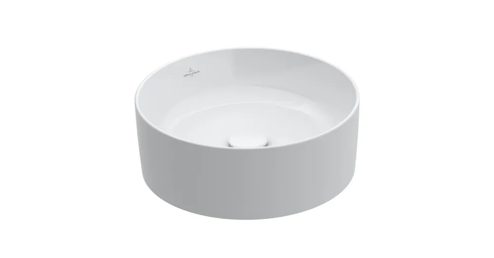 Gyors szállítás Villeroy & Boch Collaro Ráültethető mosdó Fehér Alpin CeramicPlus felülettel 4A1840R1