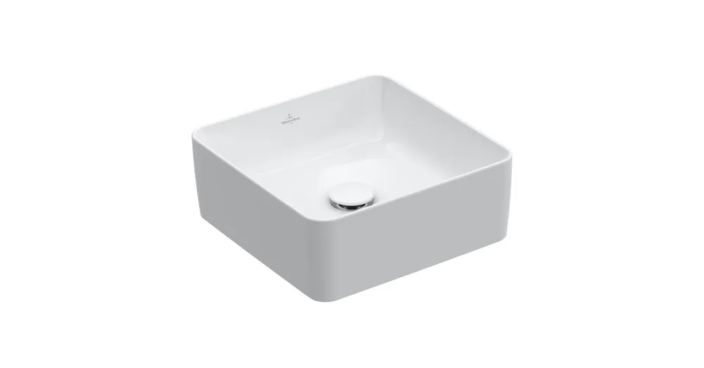 Árengedmény Villeroy & Boch Collaro Ráültethető mosdó Fehér Alpin CeramicPlus felülettel 4A2138R1