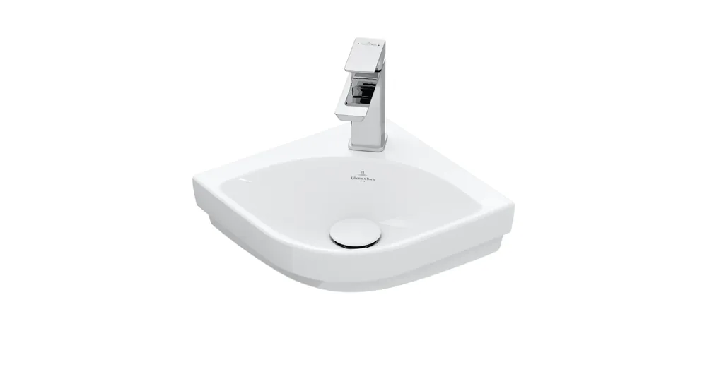 Gyors szállítás Villeroy & Boch Subway 3.0 Sarokkézmosó Fehér Alpin CeramicPlus felülettel 437146R1
