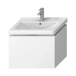 Biztonságos vásárlás JIKA CUBITO alsószekrény 65 cm-es mosdóhoz, 1 fiókkal, fehér/fényes lakk H40J4243015001