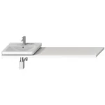 Bestseller JIKA CUBITO mosdópult, 65-160 cm, 1 mosdóhoz kivágással, fehér H46J4230115001