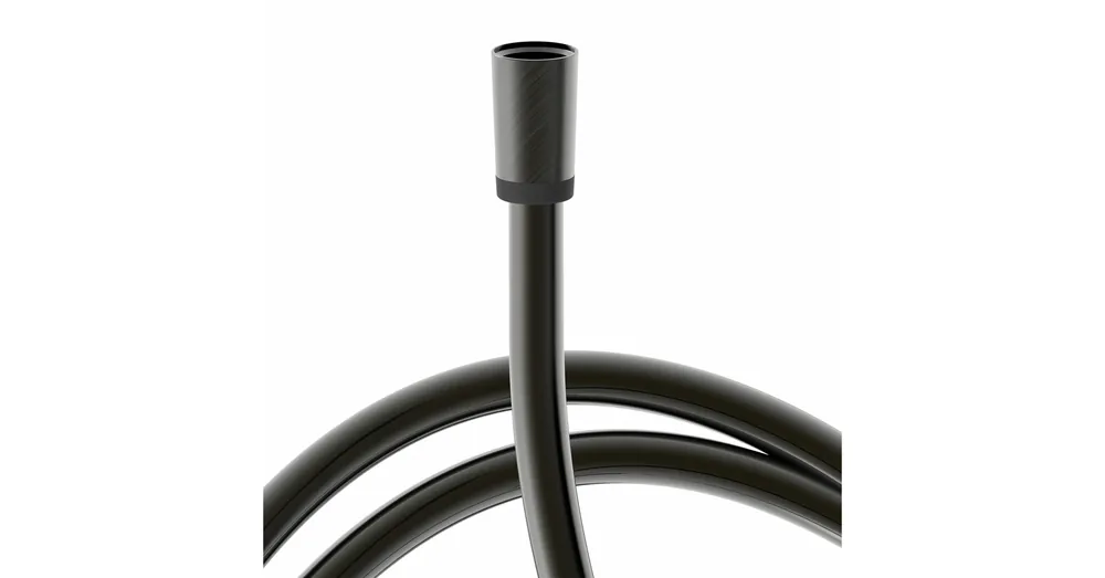 Tres 1700 mm-es szatén zuhanytömlő csiszolt metál fekete 9134609KMB Gyors szállítás