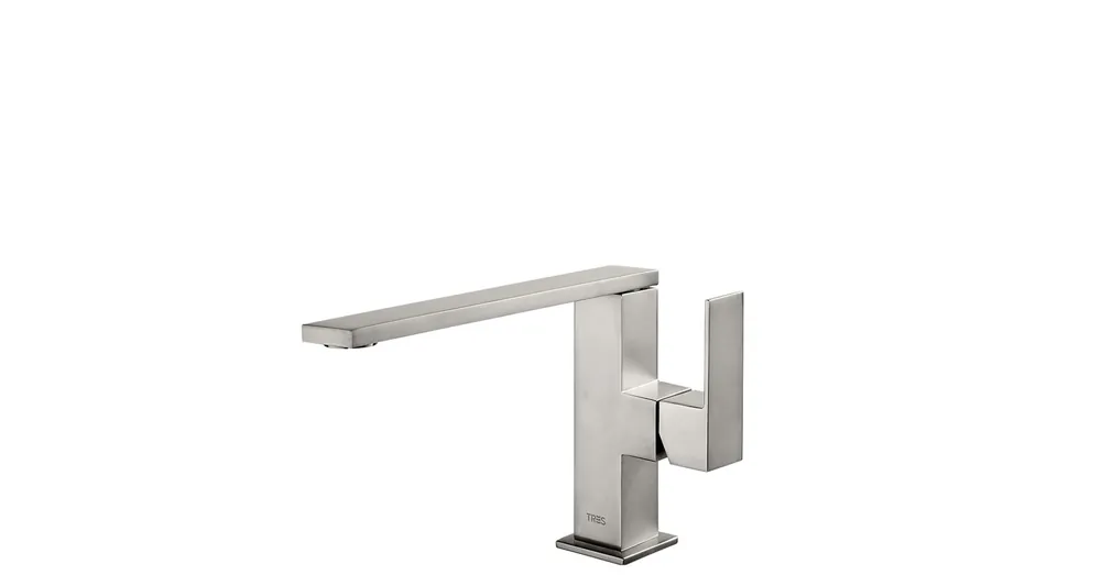 Azonnal elérhető Tres Cuadro Exclusive egykaros mosdócsaptelep 180 mm-es kifolyóval acél 00620501AC