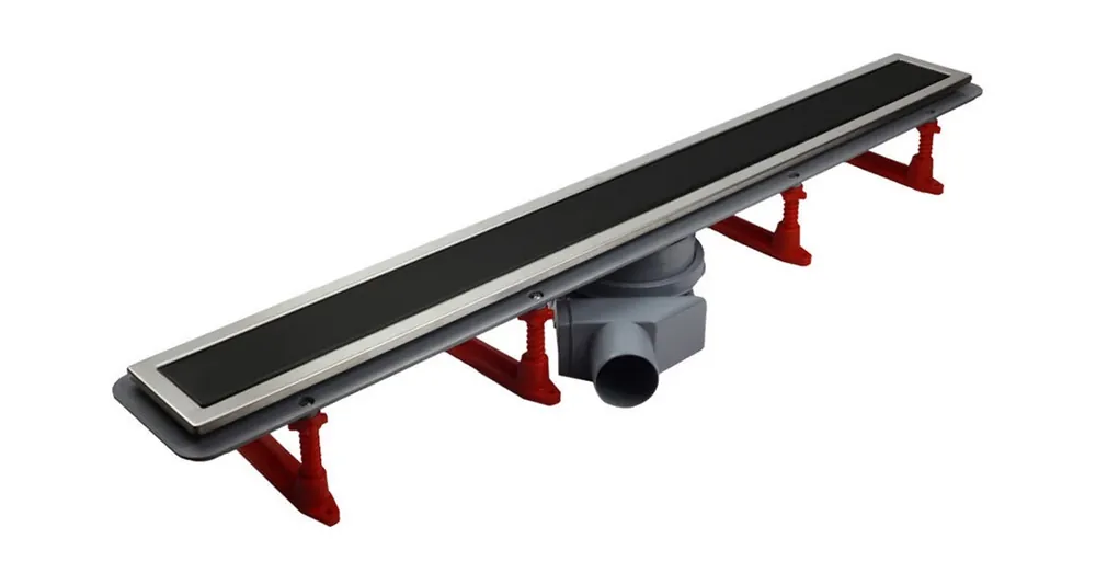 Gyors kiszállítás Pestan CONFLUO Premium line Króm/Fekete üveg zuhanyfolyóka, 750 mm 13000294