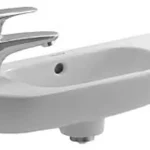 Duravit D-Code 50x22 cm kézmosó csaplyuk bal oldalon 07065000092 Outlet