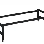 Kedvezmény AREZZO design MONTEREY tartó láb 80 cm, matt fekete AR-168440