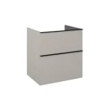 AREZZO design MONTEREY 60 cm-es alsószekrény 2 fiókkal Matt Beige színben, szifonkivágás nélkül AR-168591 Kiárusítás