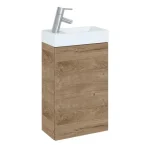 Outlet AREZZO design MINI 40 1 ajtós Canela tölgy (alsószekrény + mosdó) AR-168991
