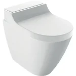 Geberit AquaClean Tuma Comfort álló WC komplett higiéniai berendezés, falhoz illeszthető, Alpin fehér 146.310.11.1 Biztonságos fizetés
