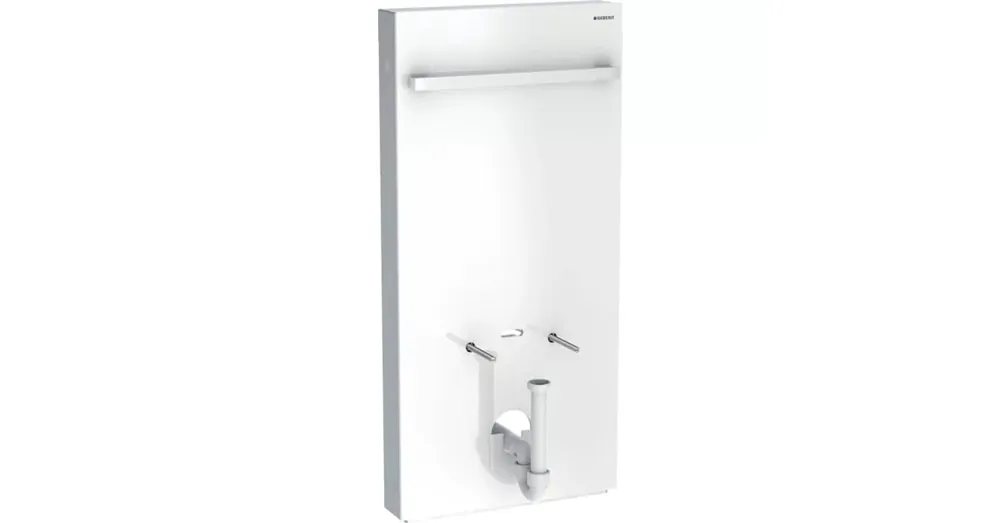 Végkiárusítás Geberit Monolith szanitermodul bidéhez, 101 cm, törölközőtartóval, fehér üveg (131.030.SI.5)