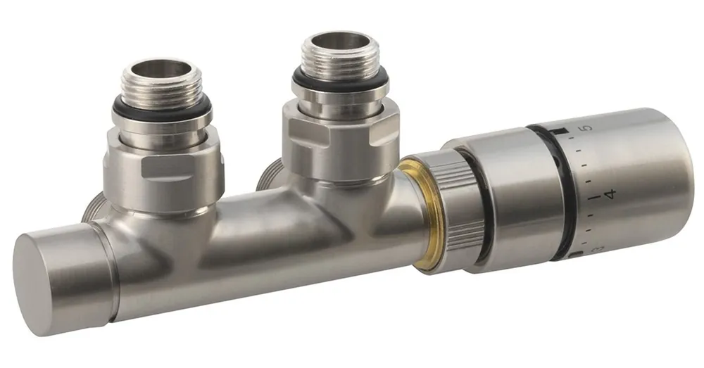 SAPHO TWIN TERMO csatlakozó készlet radiátorhoz, szálcsiszolt inox (CP3520S) Biztonságos fizetés