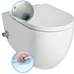 Vedd meg most SAPHO INFINITY fali WC bidé funkcióval, hidegvizes, Rimless, 36,5x53 cm (10NFS1001I)