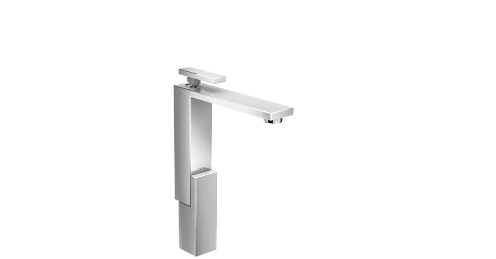 Különleges ajánlat Axor EDGE 280 Diamond Cut magasított mosdócsaptelep klik-klak leeresztővel, króm, 46031000