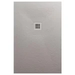 AREZZO design SOLIDSoft zuhanytálca 160x90 cm, BETON, színazonos lefolyóval AR-90160C Outlet