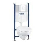 Azonnal elérhető Grohe Solido Compact 4-az-1-ben szett WC-kerámiával 39117000