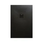 AREZZO design SOLIDSoft zuhanytálca 206x90 cm, FEKETE, színazonos lefolyóval (2 doboz) AR-90206B Kiárusítás