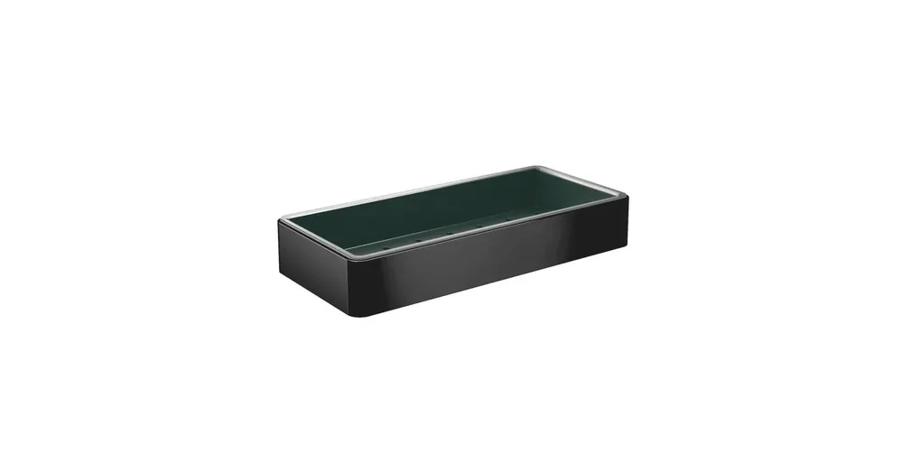 Prémium AREZZO design NORO szögletes polc, fekete AR-4513302