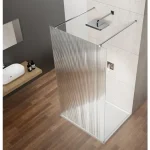 Vedd meg most Sapho VARIO CHROME Szabadon álló zuhanyfal merőleges merevítőkkel, nordic üveg, 700mm (GX1570-01)