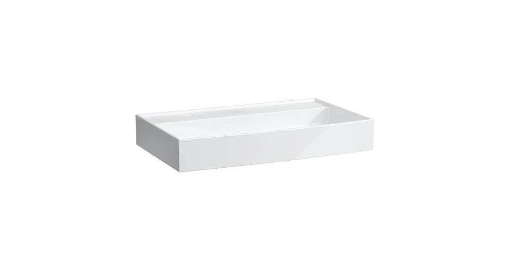 Biztonságos fizetés LAUFEN Kartell LAUFEN Mosdó, túlfolyónyílás nélkül, csaplyuk nélkül, Fehér LCC Active bevonattal H810336A001121