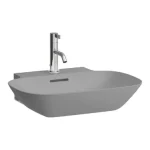 Vásárlói kedvenc LAUFEN INO Mosdó, egy csaplyuk, középen, Graphite matt H8103027581041
