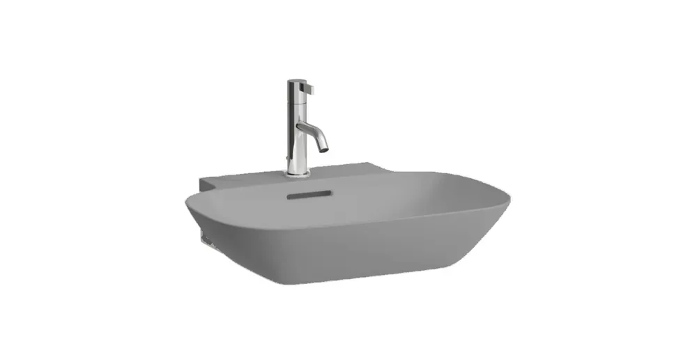 Vásárlói kedvenc LAUFEN INO Mosdó, egy csaplyuk, középen, Graphite matt H8103027581041