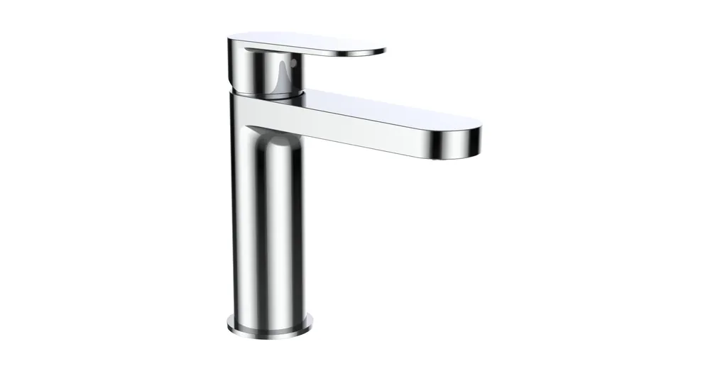 LAUFEN NEJA Egykaros mosdó csaptelep, rögzített 132 mm kifolyócsővel, Eco+, átfolyás 5,3 l/perc, króm, húzórudas lefolyószeleppel H3115110041211 Olcsóbb