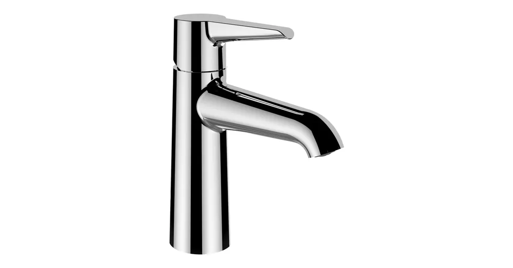 LAUFEN PURE Egykaros mosdó csaptelep, 110mm magassággal, ECO+, fix kifolyó, húzórudas lefolyószelep nélkül HF901702100000 Kedvezmény
