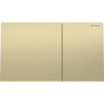 Expressz kézbesítés Geberit Sigma70 működtetőlap 2 mennyiséges öblítéshez, easy-to clean, sárgaréz 115.622.QF.1