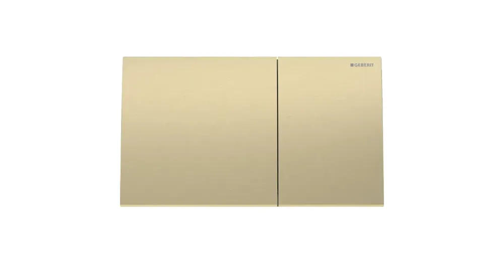 Expressz kézbesítés Geberit Sigma70 működtetőlap 2 mennyiséges öblítéshez, easy-to clean, sárgaréz 115.622.QF.1