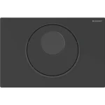 Bestseller Geberit Sigma10 érintésmentes működtetőlap 2 öblítéshez, easy-to-clean, matt fekete 115.891.16.6