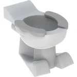 Geberit Bambini mélyöblítésű gyermek álló WC ülőkepaddal, oroszlánlábas, achátszürke 212015000 Rendeld meg most
