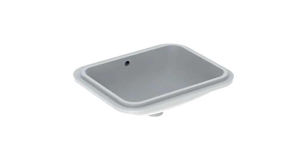 Geberit VariForm alulról beépíthető szögletes mosdó 53 cm, túlfolyóval 500.761.01.2 Olcsó