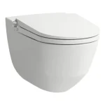 Legkelendőbb LAUFEN CLEANET RIVA Bidés WC, rimless, fali, mélyöblítésű, perem nélküli,ülőkével Fehér H8206917630001