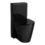 Akció LAUFEN Kartell LAUFEN Álló kombi-WC, perem nélküli, mélyöblítésű, öblítő perem nélkül Fényes fekete H8243370202311
