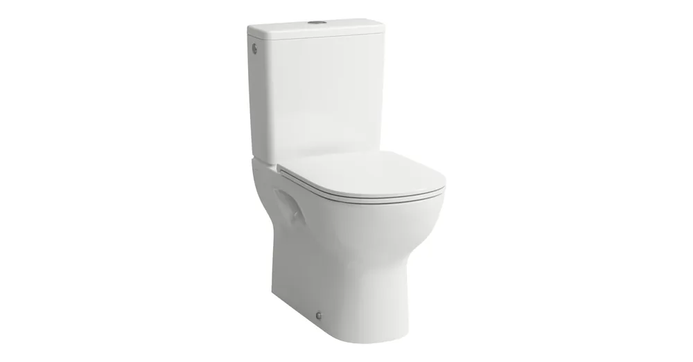 LAUFEN LUA Kombi WC alsó része, mélyöblítésű, perem nélküli, vízszintes vagy függőleges kivezetéssel Fehér H8240810000001 Azonnali szállítás