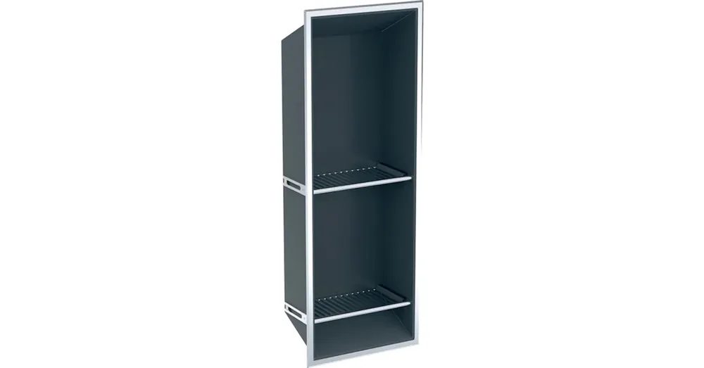 Ajánlat Geberit tárolórekesz behelyezhető polcokkal 30x80 cm, porszórt umbraszürke 154.291.00.1