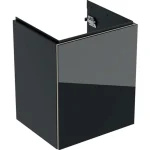 Geberit Acanto alsó szekrény kézmosóhoz, egy ajtóval 45 cm matt láva/fényes láva üveg 500.608.JK.2 Vedd meg online