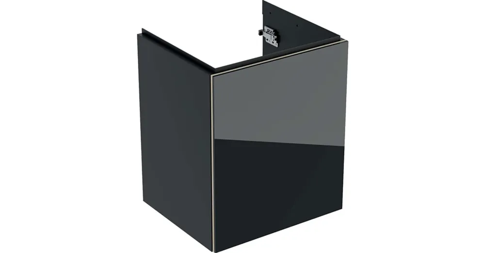 Geberit Acanto alsó szekrény kézmosóhoz, egy ajtóval 45 cm matt láva/fényes láva üveg 500.608.JK.2 Vedd meg online