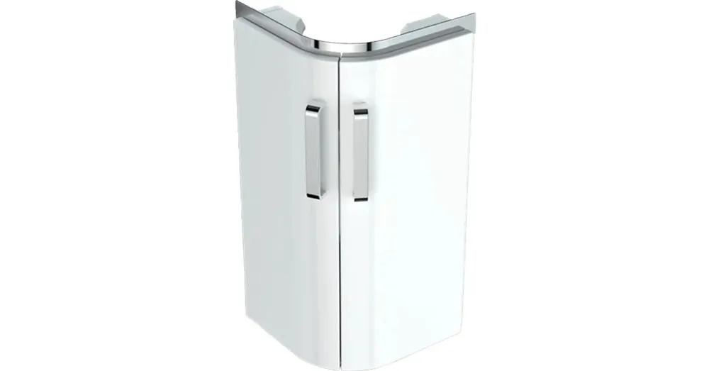Geberit Selnova Compact 2 ajtós alsó szekrény sarok mosdóhoz 42,5x33 cm, matt fehér 501.484.00.1 Akciós ár