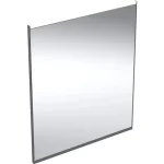 Expressz kézbesítés Geberit Option Plus Square tükör 60x70 cm, közvetlen és közvetett világítással, matt fekete 502.781.14.1