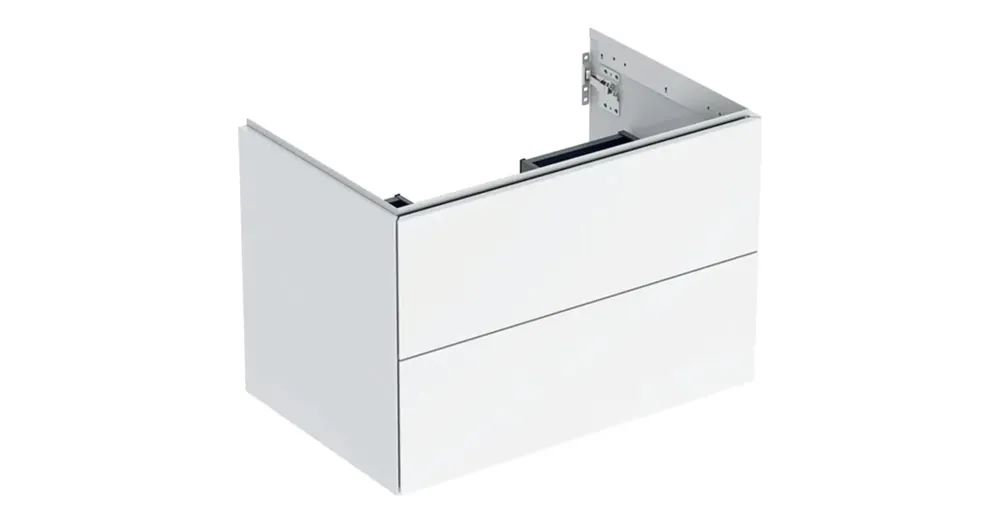 Geberit One alsó szekrény mosdóhoz 2 fiókkal 74x47 cm, magasfényű fehér 505.262.00.1 Kiárusítás