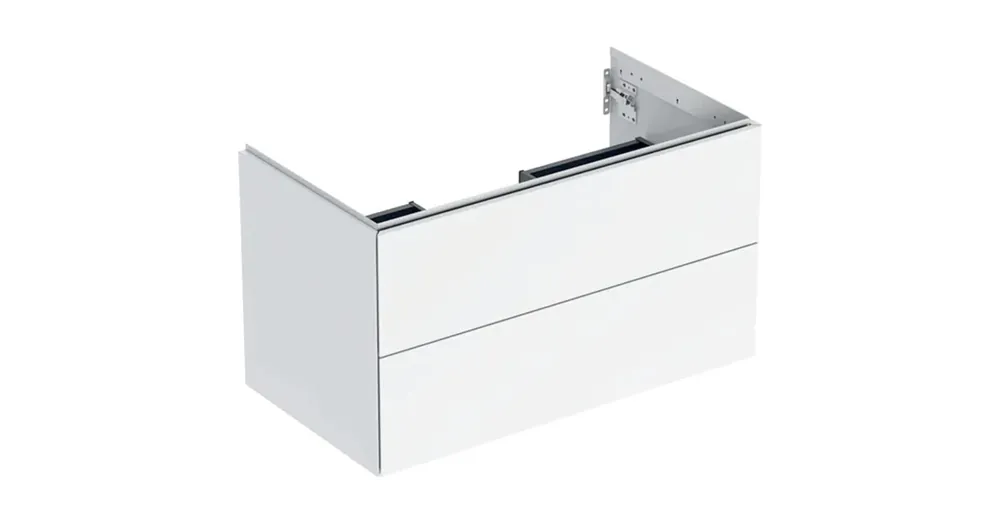 Ajánlat Geberit One alsó szekrény mosdóhoz 2 fiókkal 88,8x47 cm, magasfényű fehér 505.263.00.1
