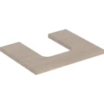 Expressz kézbesítés Geberit One mosdópult középső kivágással, pultra ültethető tálformájú mosdóhoz 60x47 cm, tölgy 505.271.00.5