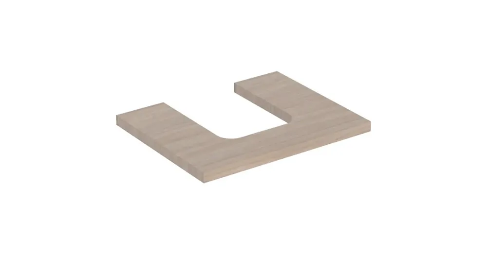 Expressz kézbesítés Geberit One mosdópult középső kivágással, pultra ültethető tálformájú mosdóhoz 60x47 cm, tölgy 505.271.00.5