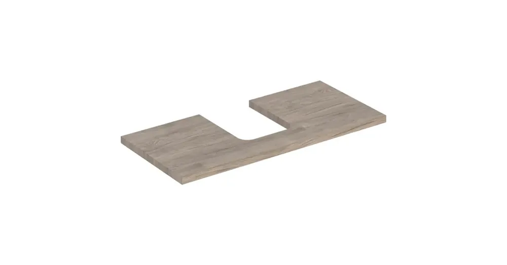 Geberit One mosdópult középső kivágással, pultra ültethető tálformájú mosdóhoz 105x47 cm, hikoridió 505.274.00.6 Ajánlat
