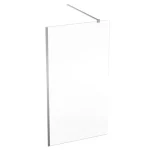 Geberit GEO Walk-In fix oldalfal 110x200 cm átlátszó üveg, Reflex bevonat, ezüst profillal 560.149.00.2 Prémium
